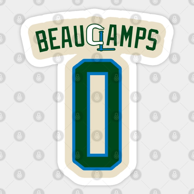 Beauclamps Jersey Sticker by PantherU